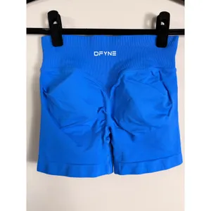 DFYNE Impact Halter Sports Bra and Scrunch Shorts Set Cobalt Blue XS thumbnail 7