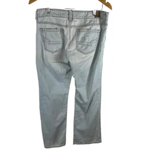 American‎ Eagle Outfitters Womens Jeans Light Wash Distressed Boyfriend Size 8 thumbnail 4