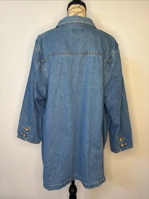 Gitano vintage 80’s 90’s oversized denim blazer L/XL see measurements no tags thumbnail 2