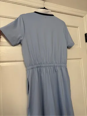 Tuckernuck Light Blue Short Sleeve Performance Jersey Alcott Golf Dress Medium thumbnail 12