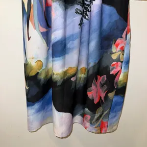 PRE OWNED Anthropologie x Corey Lynn Calter Watercolored Daybreak Midi Dress 0 thumbnail 15