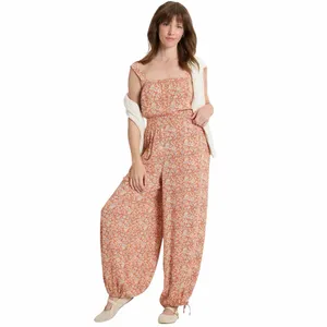 Universal Thread Paisley Jumpsuit • Boho Crepe One-Piece • NWT Size Small thumbnail 2