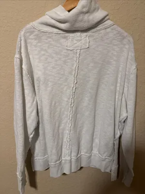 We The Free Cream Cowl Neck Pullover Sweater thumbnail 3