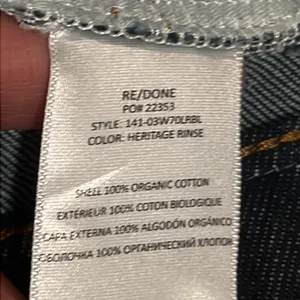 Re/done 70’s low rise bell bottom size‎ 32 new with tags thumbnail 7