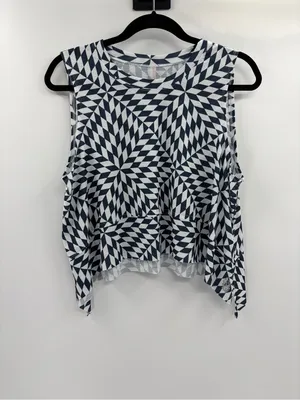 Free people movement printed temp sleeveless activewear gym tank top size small thumbnail 2