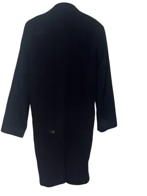 BOGNER Black Coat Virgin Wool Cashmere Blend Double Breasted Womens Size 8 EU 38 thumbnail 2
