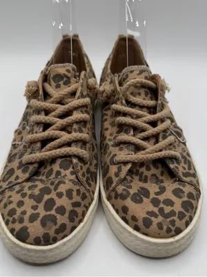 Billabong Marina Leopard Cheetah Sneakers Womens 8 Distressed Y2K Skate thumbnail 3