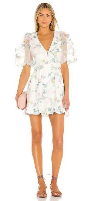 For Love & Lemons Marjorie Mini Dress Size Small thumbnail 1