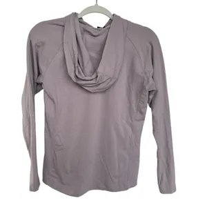 Helly Hansen Womens Mauve Purple Verglas Hoodie Lightweight Pullover XS thumbnail 2