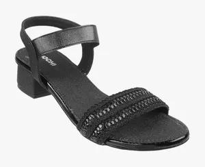 Mochi‎ Black Women's Synthetic Sandals 2” Size 39 thumbnail 1