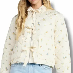 No Boundaries Quilted Bow Jacket Size Large thumbnail 1