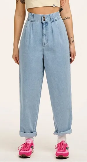 Lucy & Yak Addison Light Wash Denim High Rise Jeans thumbnail 1