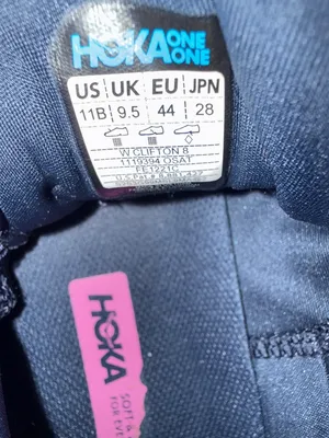 Hoka Women's Running Shoes - Navy Upper with Teal Midsole and Pink Logo thumbnail 9