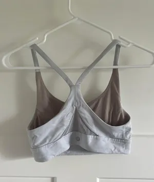 White Sports Bra thumbnail 3