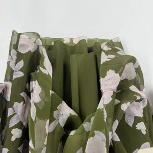 Aritzia‎ Wilfred Wistful Mini Dress Womens M Green Floral Smocked Surplice Neck thumbnail 7