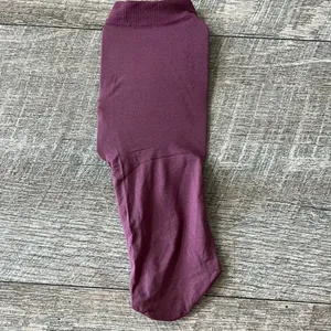 J. Crew Mulberry Plum Stretchy Opaque Tight Anklets Ankle Socks Womens NWOT thumbnail 2