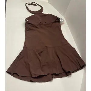 Joyspels Women’s Athletic Tennis Dress Brown Size L New With Tag thumbnail 4