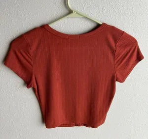 Orange cropped tee thumbnail 2