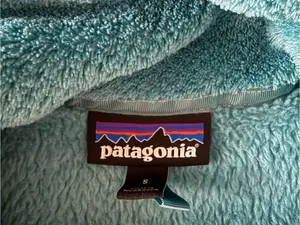 Patagonia Light Teal Sherpa Fleece Pullover thumbnail 3