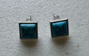 Turquoise Studs Blue thumbnail 1