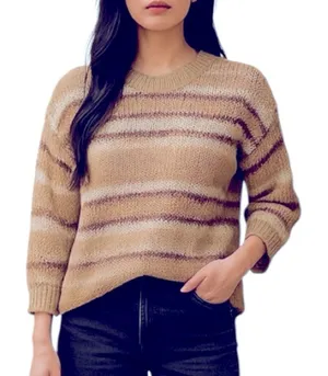 American Eagle Oversized Striped Chunky Knit Sweater | Small thumbnail 1