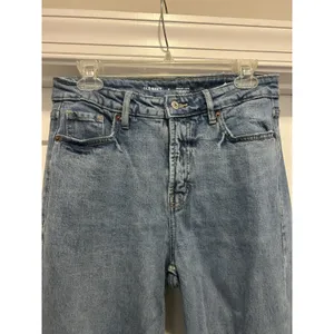 Old Navy Jeans Womens Size 4 Light Wash Denim High Rise Wide Leg Baggy Grunge thumbnail 2