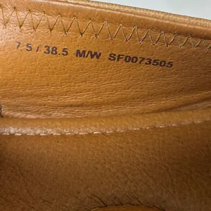 Sofft Tan Leather Ballet Flats Elastic Topline Minimalist Comfort Size 7.5 thumbnail 4