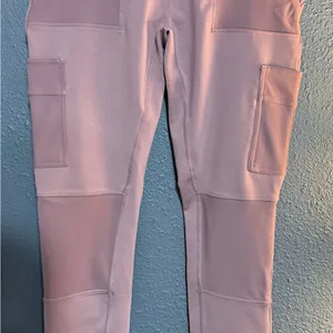 ALO Yoga High Waisted Dusty Rose Pocket Leggings thumbnail 7