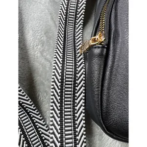 Black Monogram G Mini Backpack Sling Bag Hidden Zipper Compact Travel Pack Chic thumbnail 3