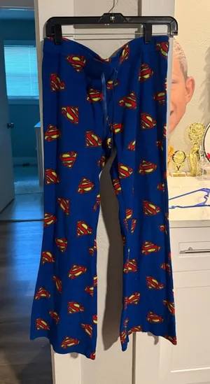 Superman DC Comics Sleeping Pants thumbnail 1