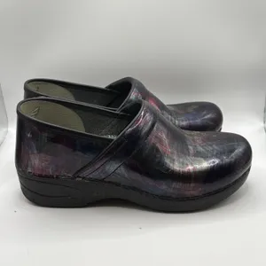 Dansko XP 2.0 Size 40 (9.5-10) Purple Blue Brushed Leather Comfort Shoes Nurse thumbnail 4