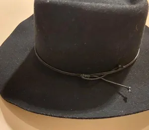 H&M Black Wool Fedora Hat thumbnail 5