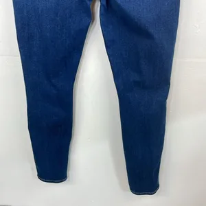 7 For All Mankind Blue The Ankle Skinny Jeans with Distressed Detail size 31 thumbnail 6