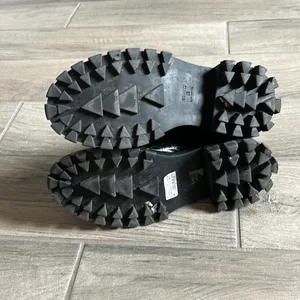 Schutz black croc combat boots thumbnail 5