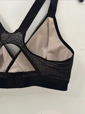 Lululemon Awake To Lace Bra 34D Black Barely Beige Wireless Sports Bra W2AQVS thumbnail 10