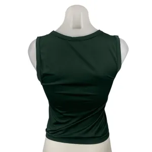 Aritzia Sunday Best Sinch Seamless Women's Green Sleeveless Crop Cami Tank Top M thumbnail 4