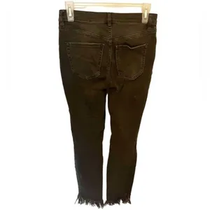 Free People Black Distressed Skinny Jeans Size 25‎ thumbnail 3