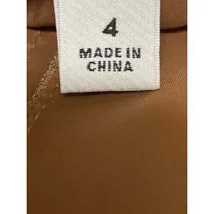 Aritzia Babaton Women's Tan High Waisted Wide Leg Straight Trousers Pants Size 4 thumbnail 6
