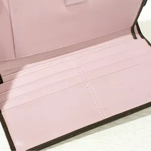 Coach‎ Julia Oh Snap Back Patent Brown Wallet Checkbook Multi Card Slot thumbnail 5