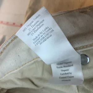 Everlane Womens The Original Cheeky Jean Ecru Ivory 30 Crop thumbnail 10