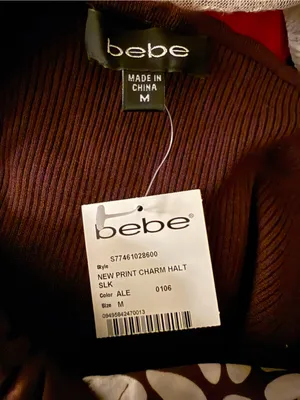 Y2K Vintage Bebe Charm Halter Top thumbnail 5