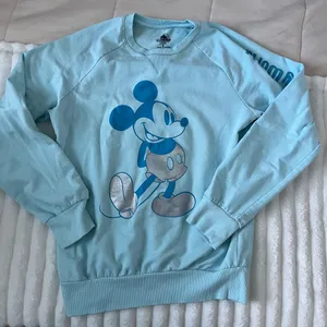 Disney World Light Blue Mickey Mouse Sweater Crewneck thumbnail 5