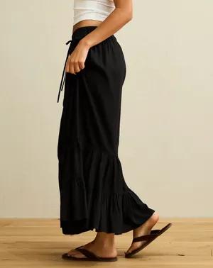 American Eagle Outfitters Black Maxi Skirt thumbnail 2