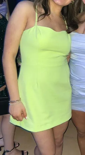 french connection whisper tie mini dress M thumbnail 1