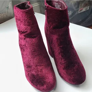 ‎Floral Women's Red Ankle Booties Size 7 thumbnail 8