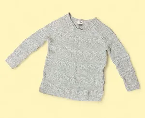 Old Navy Light Blue Knit Crewneck Sweater thumbnail 1