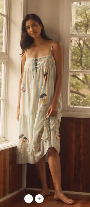 Anthropologie Nay Bellamy x LyreBird Midi Nap Dress thumbnail 1