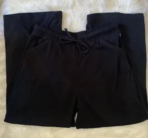 Tommy Hilfiger Black Flare Pajama Pants thumbnail 1