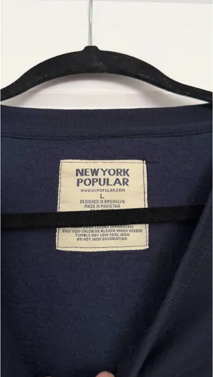 Tampa Navy Blue Crewneck Size L thumbnail 6