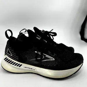 Brooks Levitate StealthFit GTS 5 Roading Running Shoes Black Gray White 6.5 thumbnail 3
